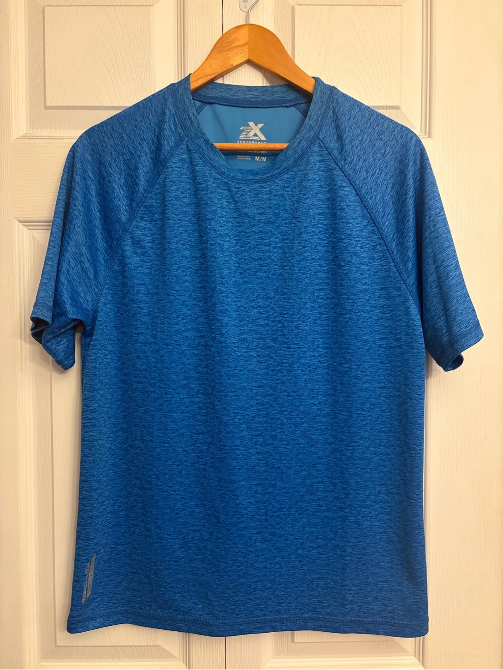 ZeroXposur Heathered Royal Blue Short Sleeve Performance Tee